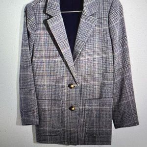 NWOT Madewell Glen Plaid Blazer SZ=L